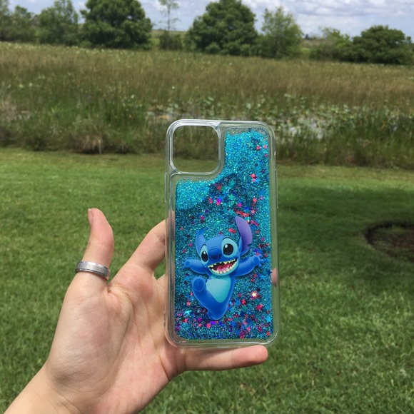 Stitch From Lilo And Stitch Glitter Disney iPhone Case - Picture 3 of 15